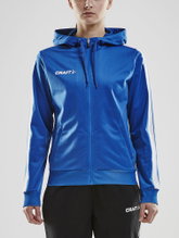 Craft Hoodie Fullzip Pro Control cobalt blue/white Women